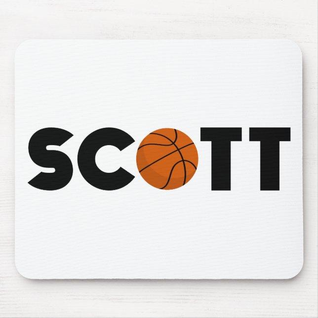 Alfombrilla De Ratón Scott Basketball (Frente)