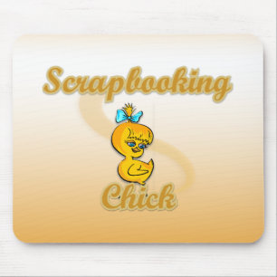 Alfombrilla De Ratón Scrapbooking Chick