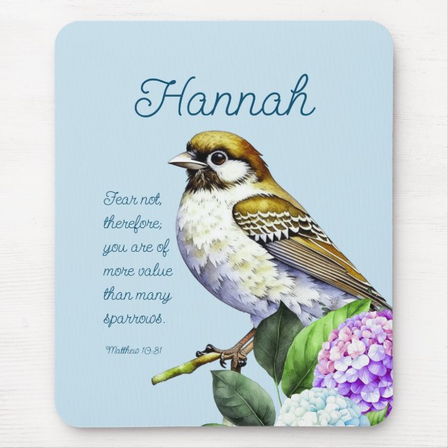 Alfombrilla De Ratón Scripture Matthew 10:31 (Frente)