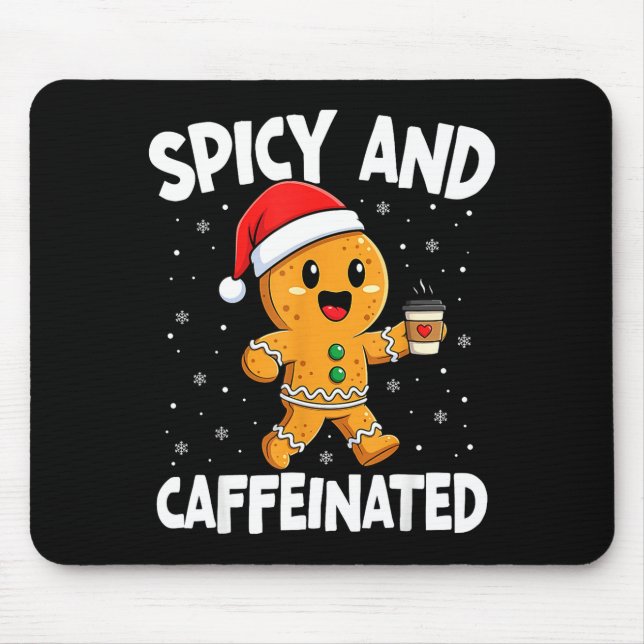 Alfombrilla De Ratón Scy And Caffeinated Coffee Women Gingerbread Chris (Frente)