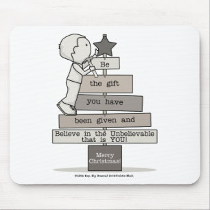 Alfombrilla De Ratón Sé el árbol de regalo-Navidad