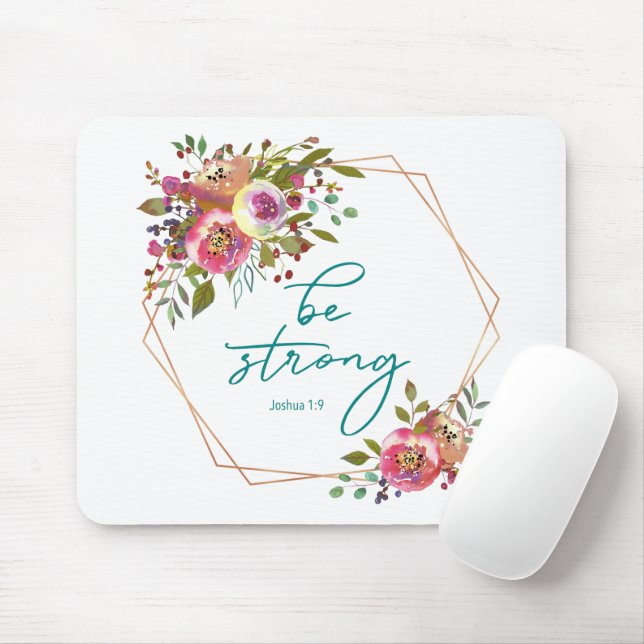 Alfombrilla De Ratón Sé Fuerte (Con ratón)
