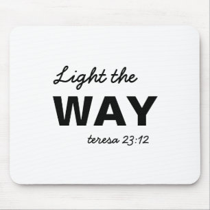 Alfombrilla De Ratón Sé la Luz Mateo 5:14 Versículo Bíblico