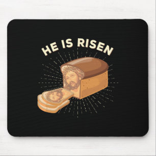 Alfombrilla De Ratón Se Levanta Jesucristo Pascua Pun Christian Brea