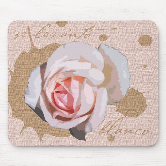 Alfombrilla De Ratón SE Levanto Blanco Mousepad (Frente)
