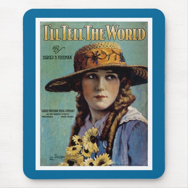 Alfombrilla De Ratón Se lo diré al mundo (Frente)