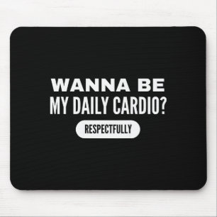 Alfombrilla De Ratón Sé Mi Cardio Diario Divertido Frase De Gimnasio 