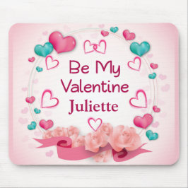 Alfombrilla De Ratón Sé mi Mousepad personalizado de San Valentín