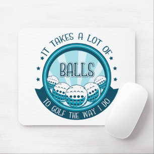 Alfombrilla De Ratón Se Necesitan Muchas Bolas Para Golf De La Manera E