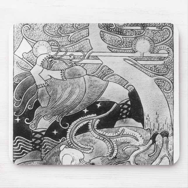 Alfombrilla De Ratón Se tala el roble enorme (Frente)