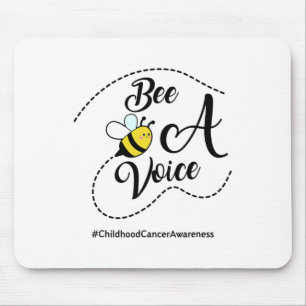 Alfombrilla De Ratón Sé una Voz Conciencia del Cáncer Infantil