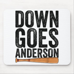 Alfombrilla De Ratón SE VA ANDERSON FUNNY BASEBALL regalo ANDERSON 