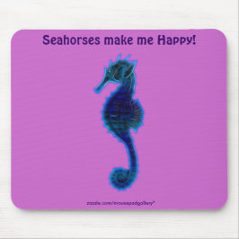 Alfombrilla De Ratón SEA HORSE (Blues & Greens) Mousepad