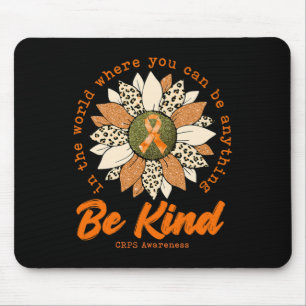 Alfombrilla De Ratón Sea Kind Sunflower Naranja CRPS Cinta de sensibili