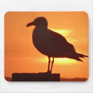 Alfombrilla De Ratón Seagull Sunset