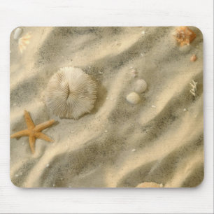 Alfombrilla De Ratón Seashells en arena