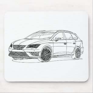 Alfombrilla De Ratón Seat LeonST Cupra 2015
