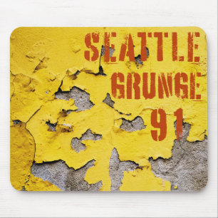 Alfombrilla De Ratón Seattle Grunge Music 1991