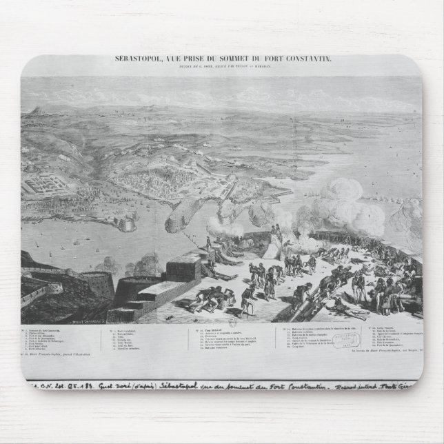 Alfombrilla De Ratón Sebastopol del fuerte Constantino (Frente)