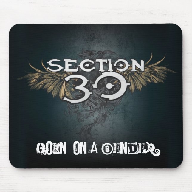 Alfombrilla De Ratón Sección 30 Mousepad (Frente)