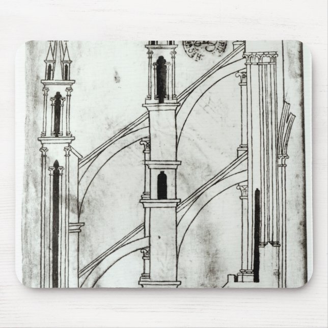 Alfombrilla De Ratón Sección de la pared y del arco (Frente)