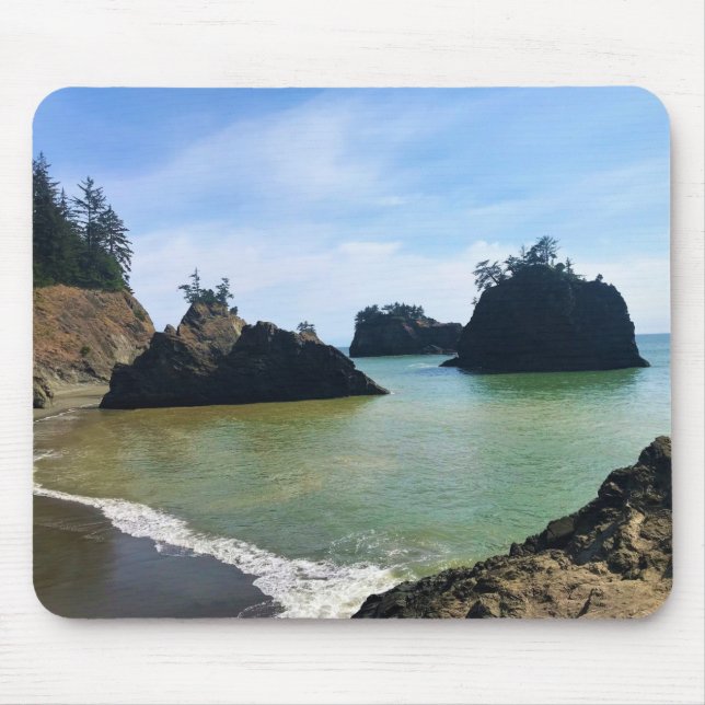 Alfombrilla De Ratón Secret Beach, Samuel H. Boardman, Oregon (Frente)