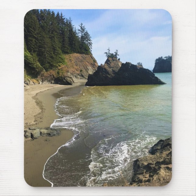 Alfombrilla De Ratón Secret Beach, Samuel H. Boardman, Oregon (Frente)