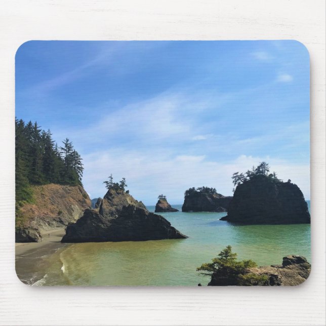 Alfombrilla De Ratón Secret Beach, Samuel H. Boardman, Oregon (Frente)