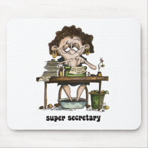 Alfombrilla De Ratón secretaria estupenda
