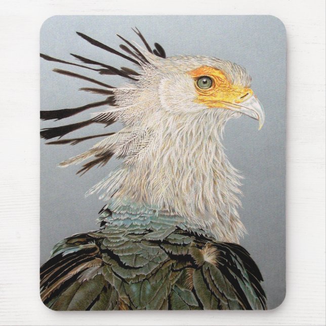 Alfombrilla De Ratón Secretario Bird (Frente)