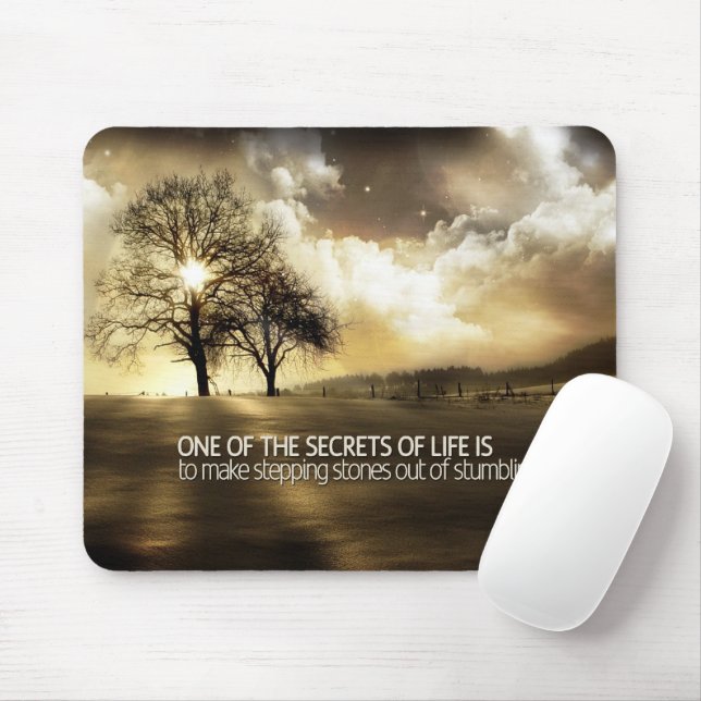 Alfombrilla De Ratón Secretos de la vida Mousepad de motivación (Con ratón)