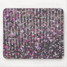 Secuencias de plata rosa | patrón de brillo