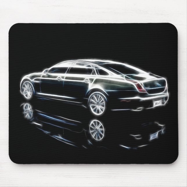 Alfombrilla De Ratón Sedán de lujo de Jaguar XJ Mousepad 2011 (Frente)