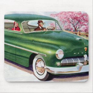 Alfombrilla De Ratón sedán verde de 1949 Mercury