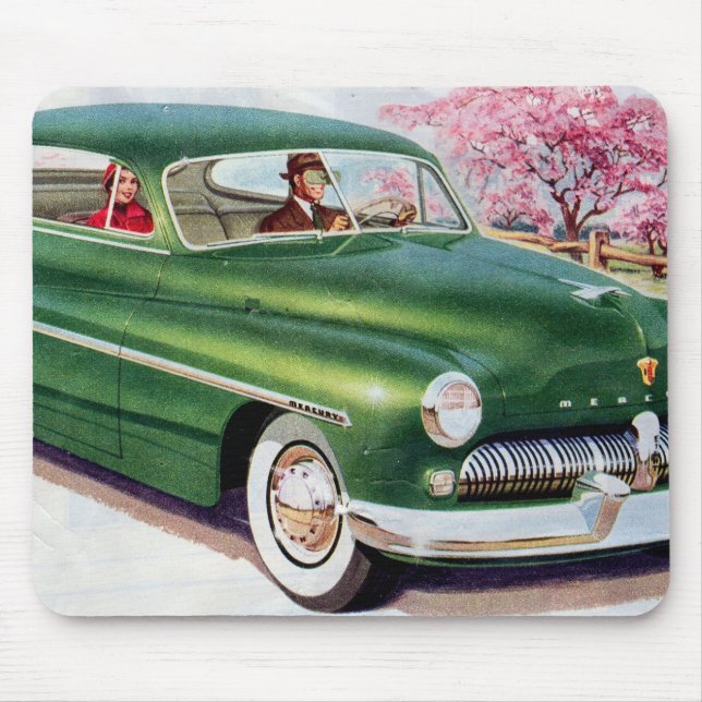 Alfombrilla De Ratón sedán verde de 1949 Mercury (Frente)