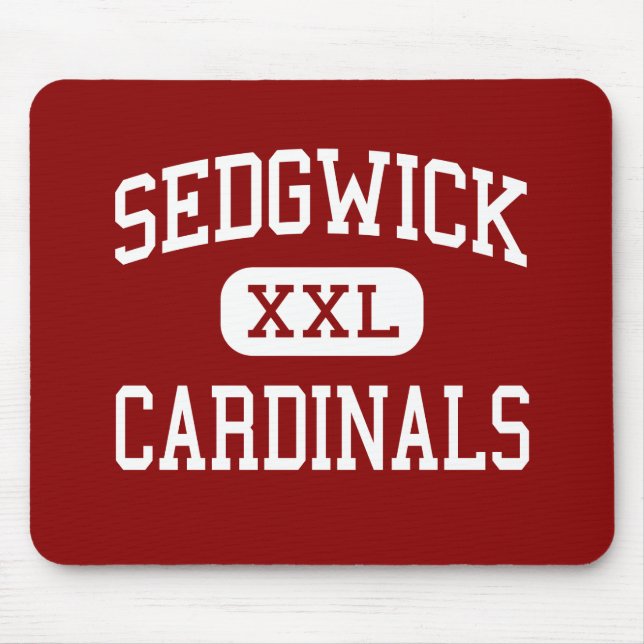 Alfombrilla De Ratón Sedgwick - cardenales - alto - Sedgwick Kansas (Frente)