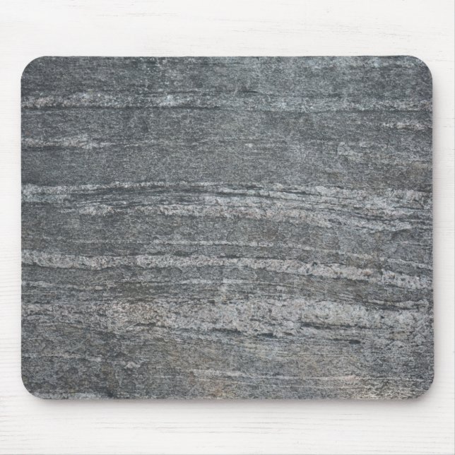 Alfombrilla De Ratón Sedimento en capas negras (Frente)