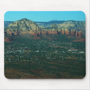 Alfombrilla De Ratón Sedona y Coffee Pot Rock desde arriba