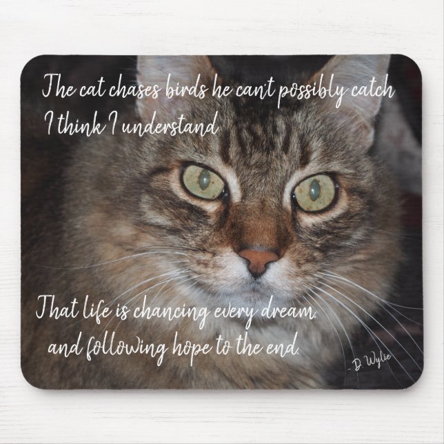 Alfombrilla De Ratón Seguir persiguiendo sueños (Frente)