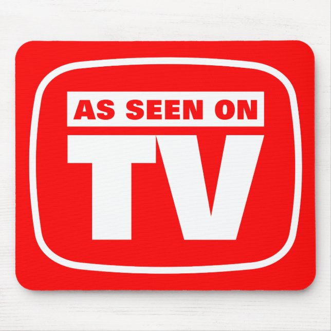 Alfombrilla De Ratón Según lo visto en la TV (Frente)