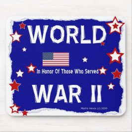 Alfombrilla De Ratón Segunda Guerra Mundial - En honor - Mousepad