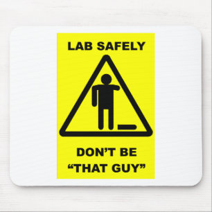 Alfombrilla De Ratón Seguridad 1 del laboratorio