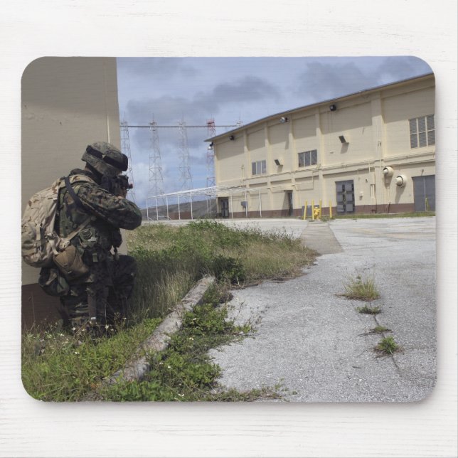 Alfombrilla De Ratón Seguridad de los puestos de la marina (Frente)