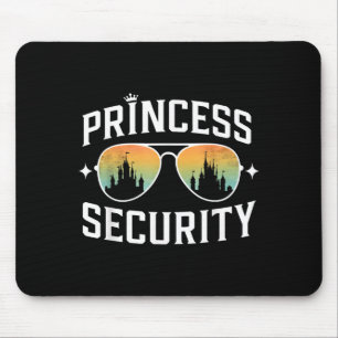 Alfombrilla De Ratón Seguridad de princesa cumpleaños papá hermano cast