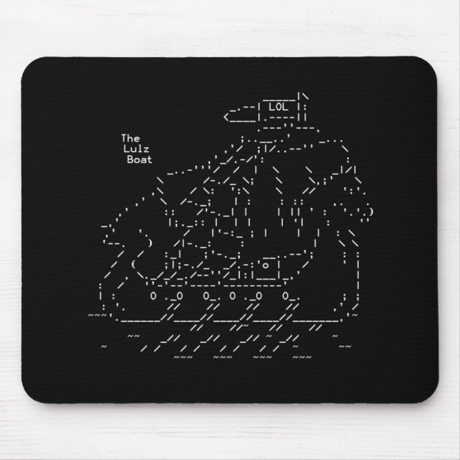 Alfombrilla De Ratón Seguridad Mousepad de Lulzboat Lulz (Frente)