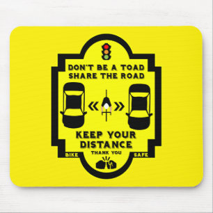 Alfombrilla De Ratón Seguridad vial en bicicleta