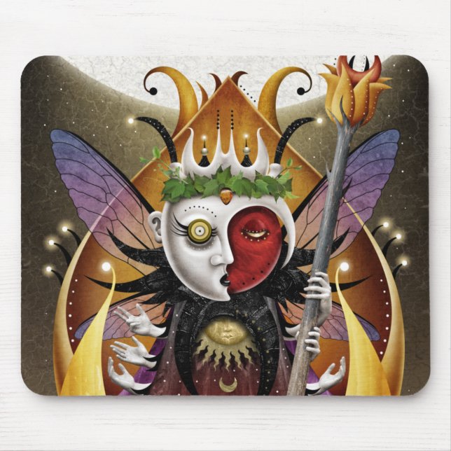 Alfombrilla De Ratón Seis de las varas Mousepad (Frente)