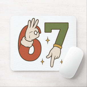 Alfombrilla De Ratón Seis Siete 67 6 7 Santa Elfo Navidad Meme