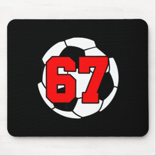 Alfombrilla De Ratón Seis Siete 67 Fútbol 6 7 Meme Divertido 6-7 Gen Al