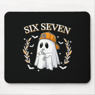 Alfombrilla De Ratón Seis Siete 67 Meme Divertido Fantasma Halloween 6 